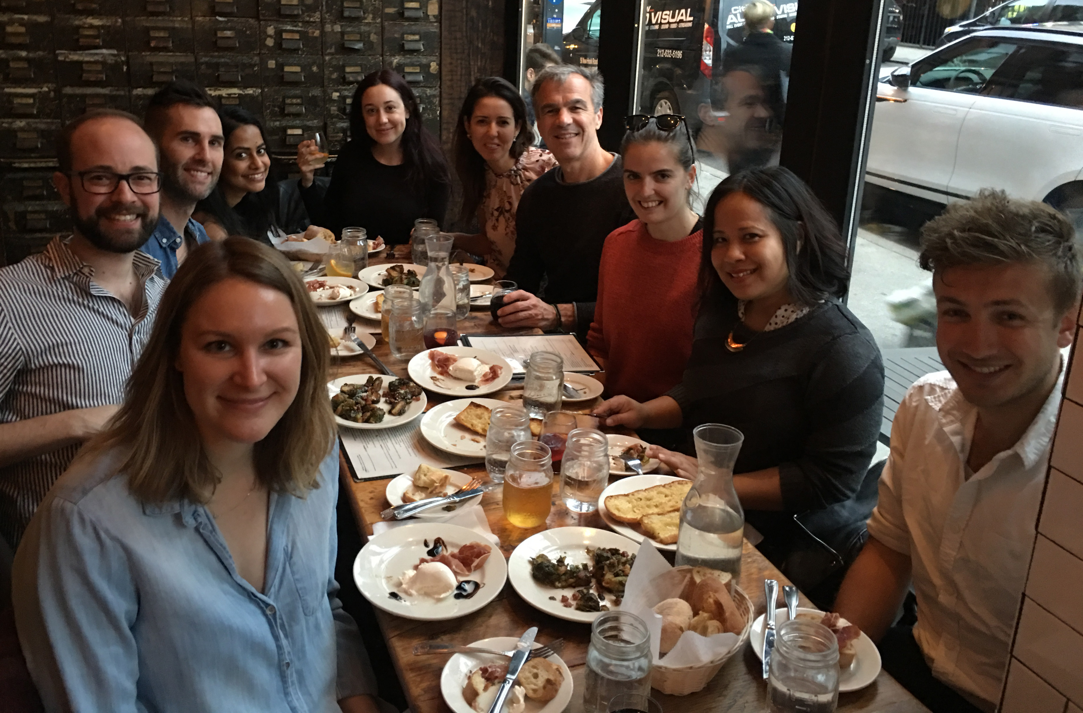 Dinner with New Friends