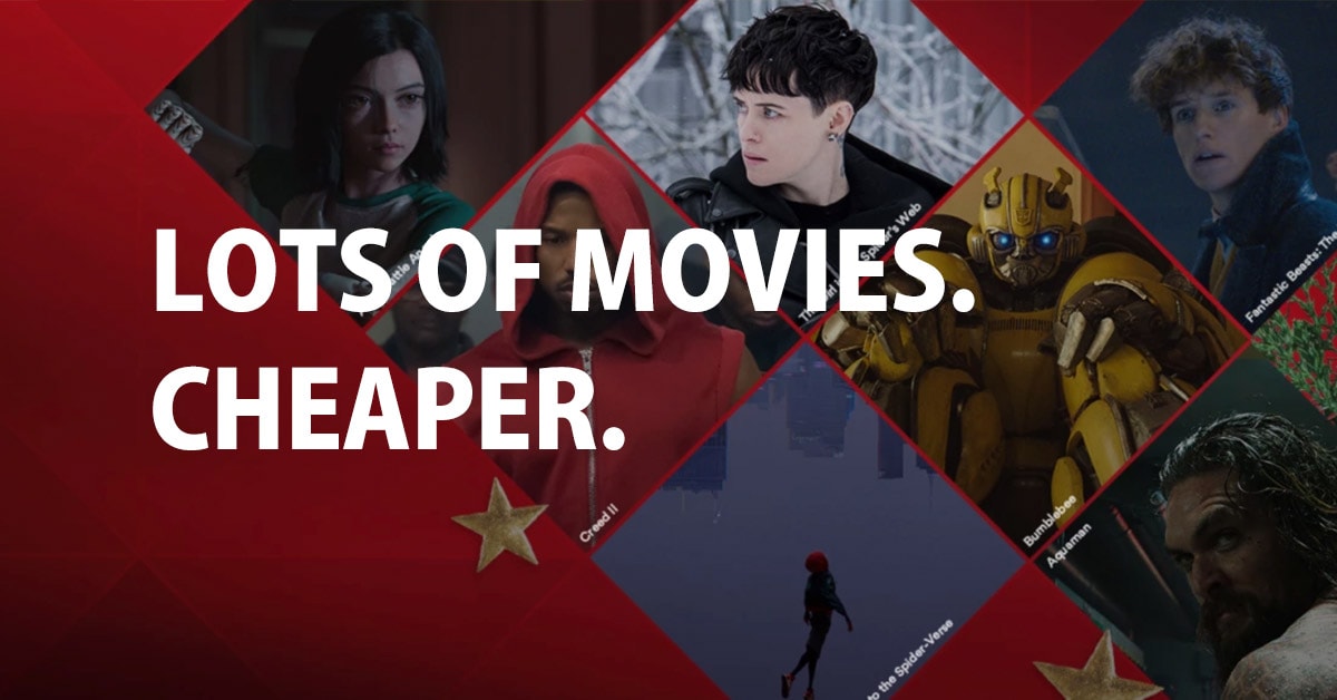 3 Movies per Week for $20 in 2019