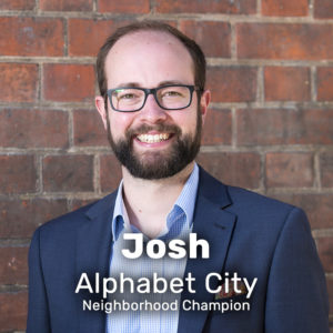 Josh Alphabet City Neighborhood Champion