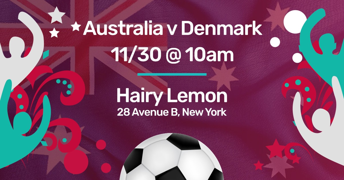Australia v Denmark (World Cup in NYC)