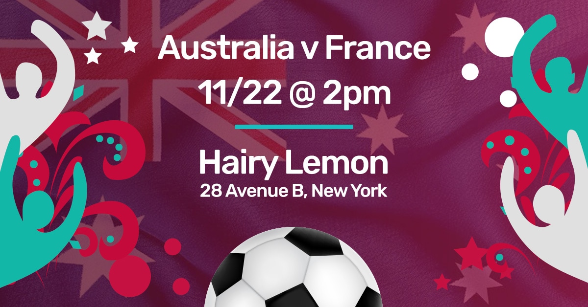 Australia v France (World Cup in NYC)