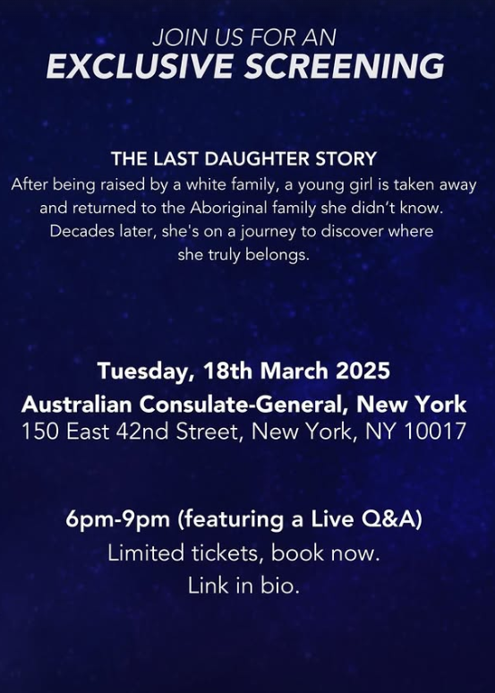 Screening & Q+ A | The Last Daughter by Brenda Matthews