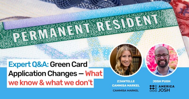 Immigration attorney Zjantelle Cammisa Markel explains the USCIS adjustment of status memo for E-3 holders