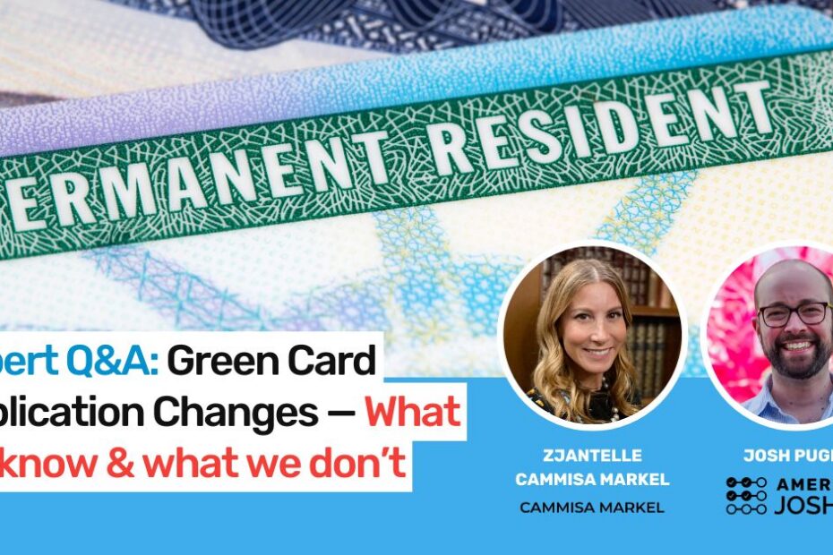 Immigration attorney Zjantelle Cammisa Markel explains the USCIS adjustment of status memo for E-3 holders