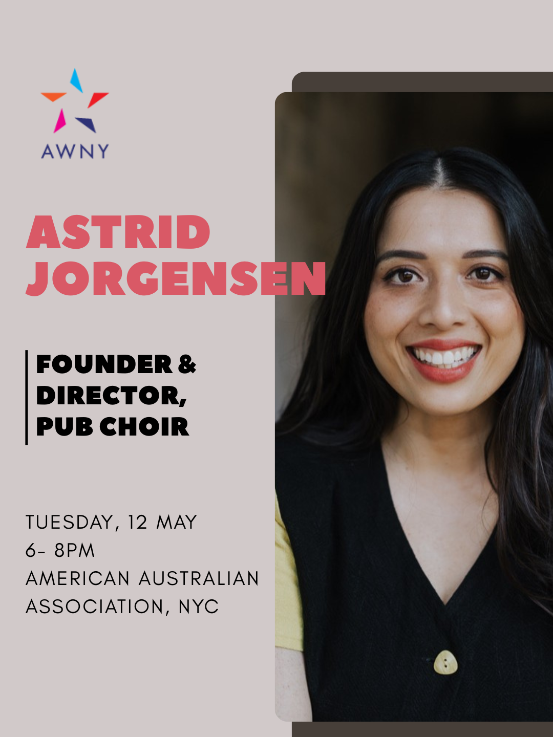 New York – Astrid Jorgensen from Pub Choir